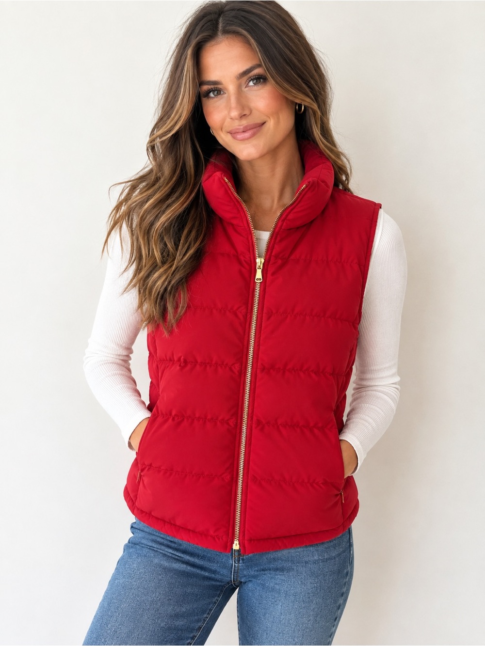Talbots Red and Black Petites Jacket